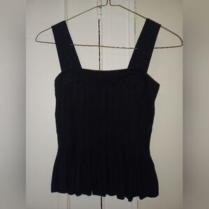EXPRESS BLACK PEPLUM TOP